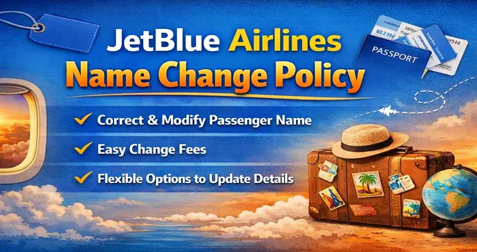JetBlue Airlines Name Change Policy